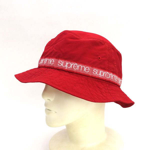 Supreme / シュプリーム ◇ハット/18SS Tonal Taping Crusher/レッド