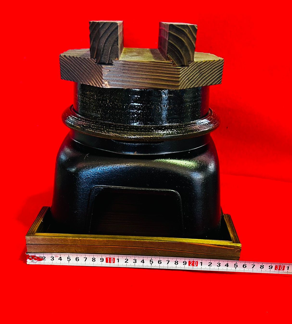 2合炊釜飯 黒アメ釉