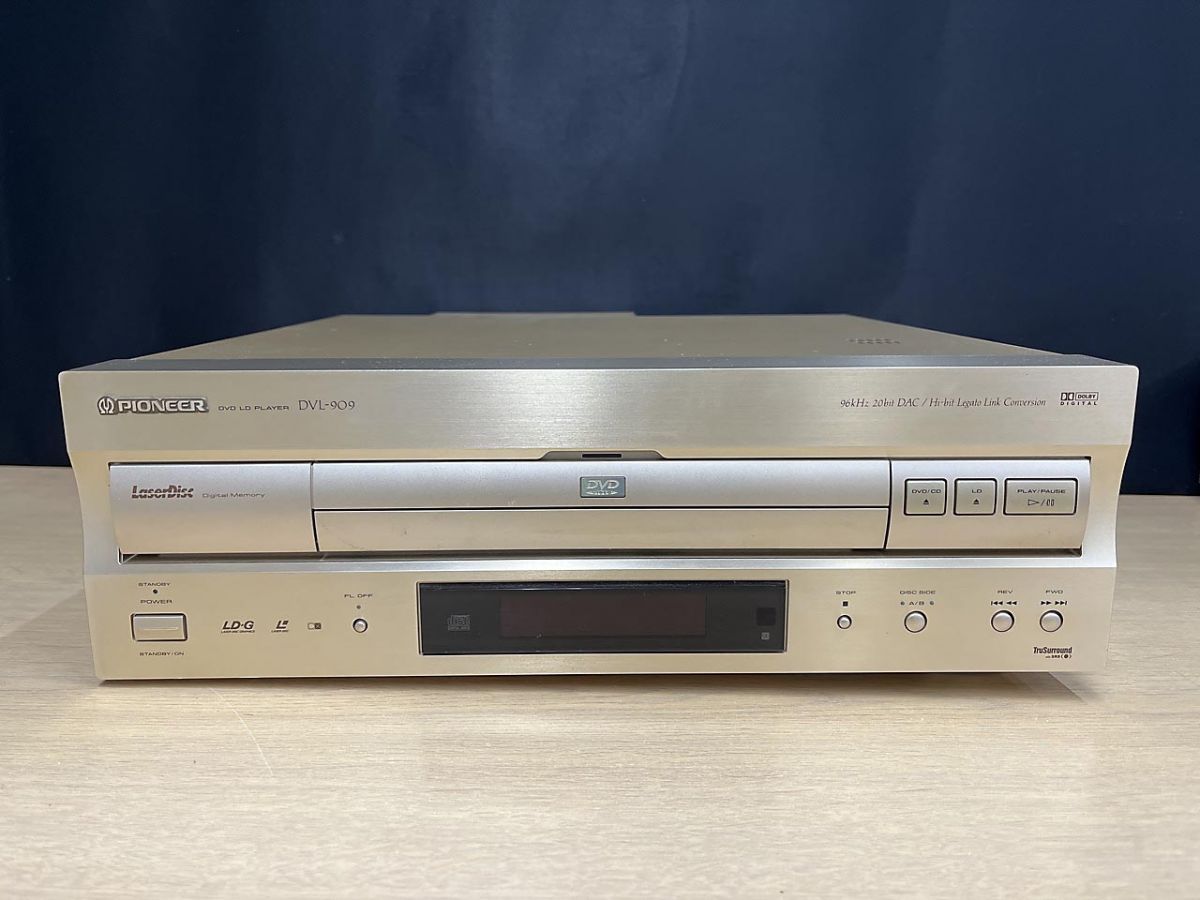 Pioneer パイオニア　DVL-909 LDプレーヤー Pioneer DVL-909 DVD⁄LDコンパチブルプレーヤー動作確認済み Pioneer