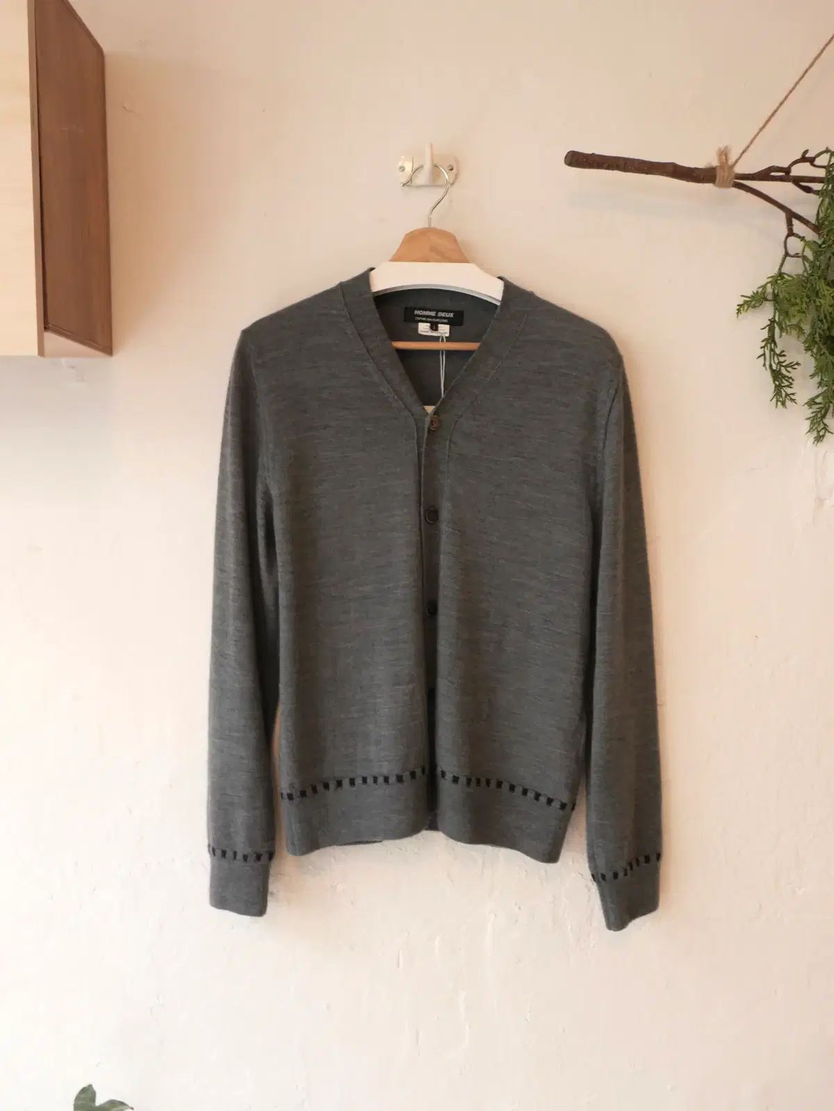 【新品未使用】コム デ ギャルソン オム プリュス　カーディガン コム・デ・ギャルソン オム プリュス カーディガン - メルカリ