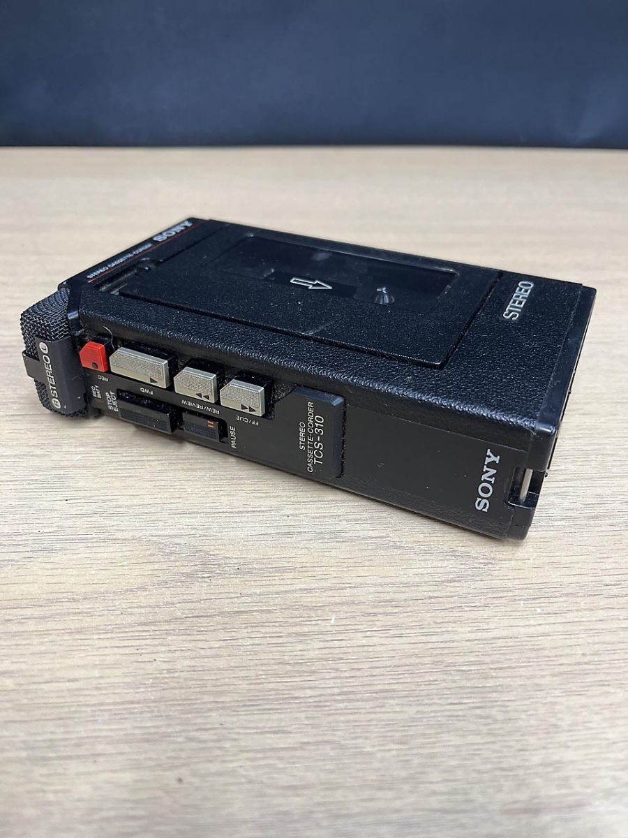 B0653 SONY カセットコーダー TCS-310 ジャンク Yahoo!オークション -「sony tcs-310」の落札相場・落札価格