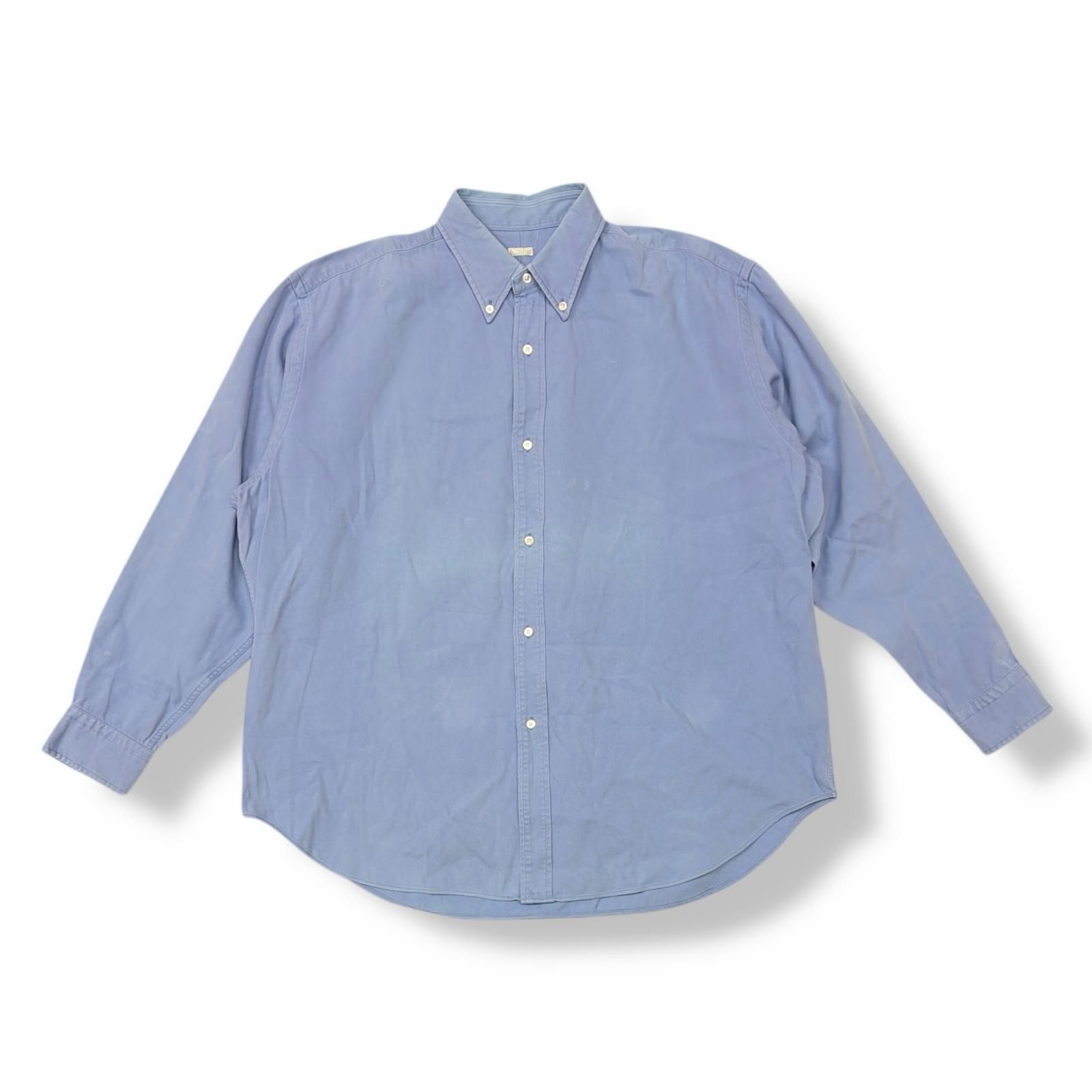参考上代39,600円 A.PRESSE 21AW BD Shirt ボタンダウンシャツ 長袖