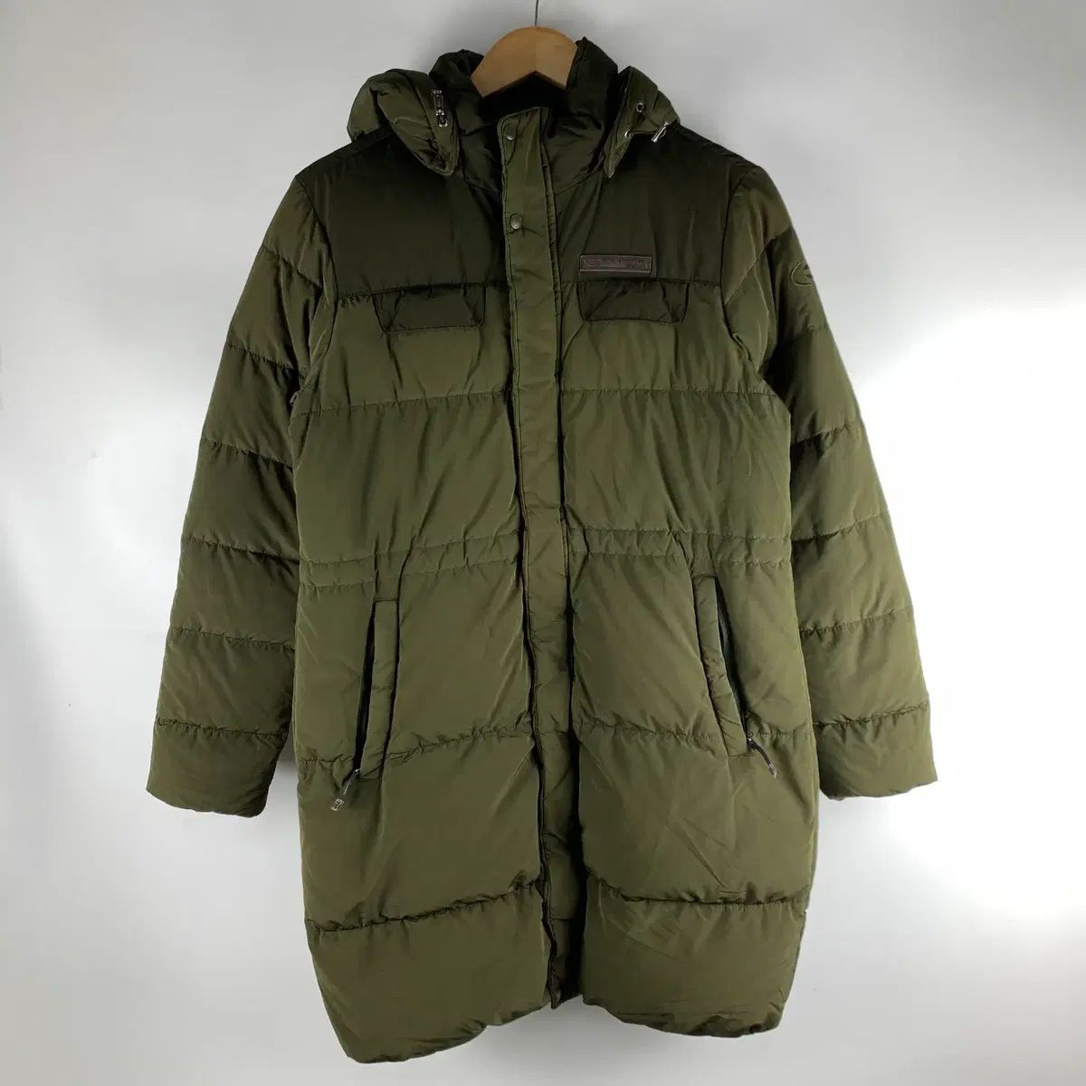 リエルリシェ ダウンジャケット カーキ GERRY】別注MTロゴパデッドジャケット