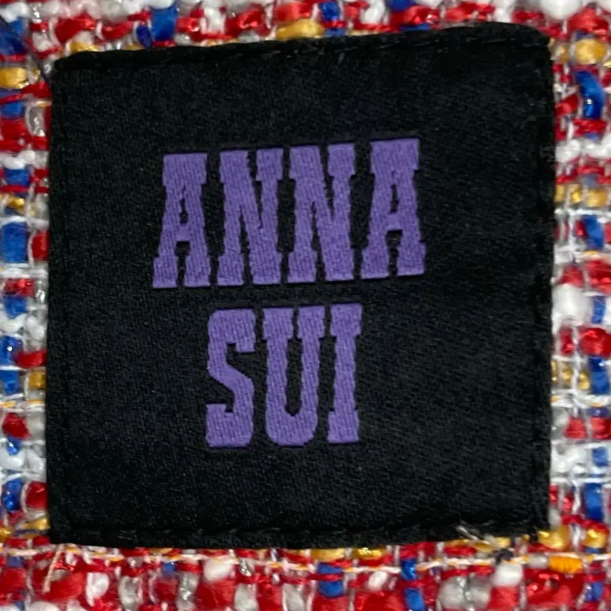  ANNA SUI アナスイ ツイード ONE PIECE 長袖 七分袖 その他