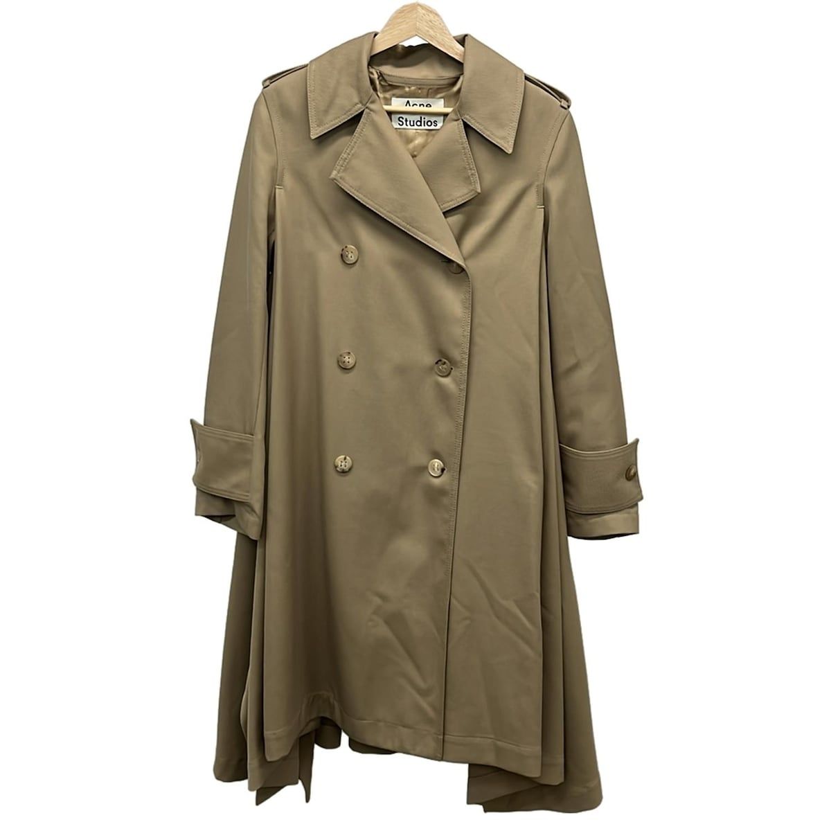 ACNE STUDIOS アクネ ストゥディオズ コート レディース - ベージュ 長袖|秋|冬