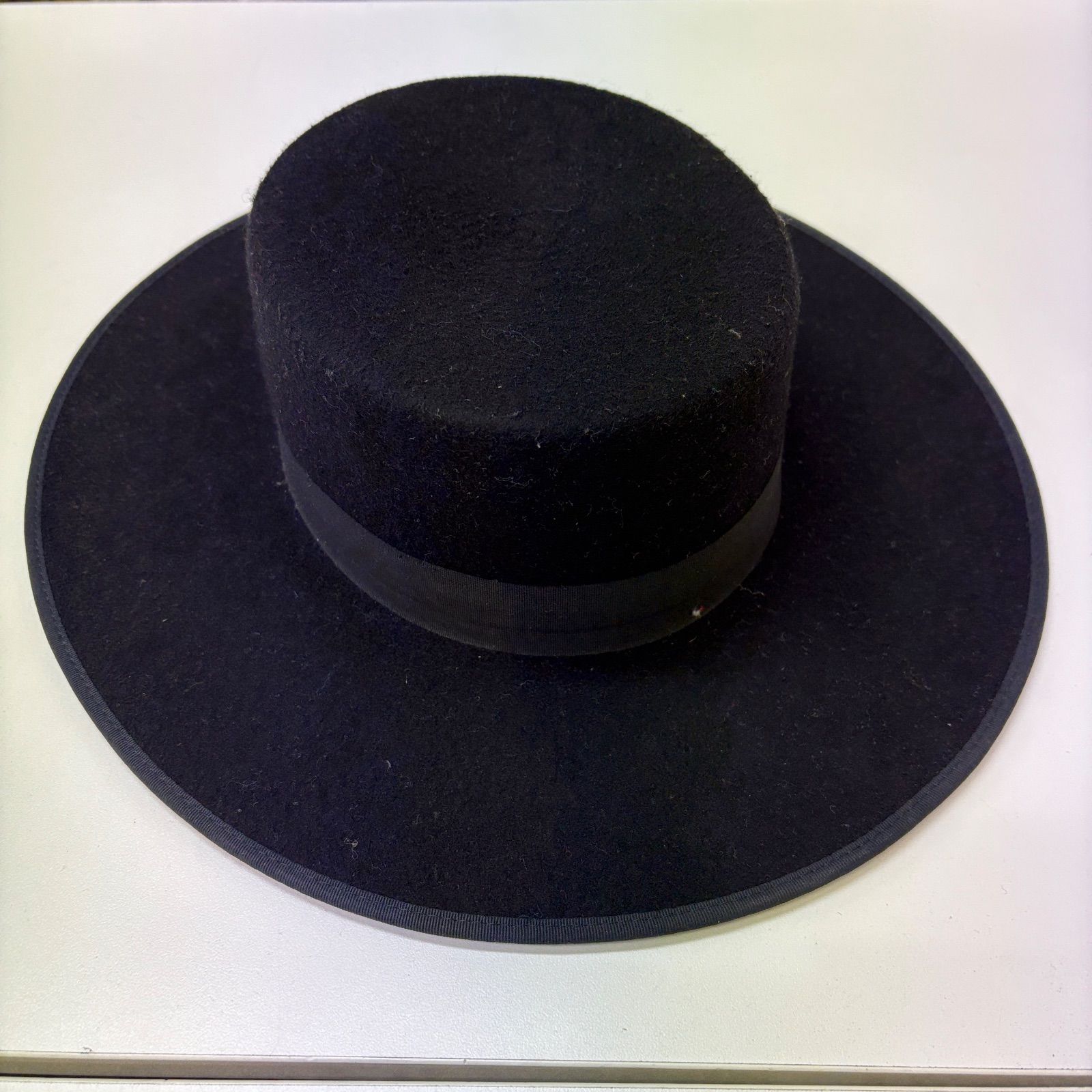 Fernandez Roche】コルドベス フラメンコ 帽子 ハット 黒 スペイン製