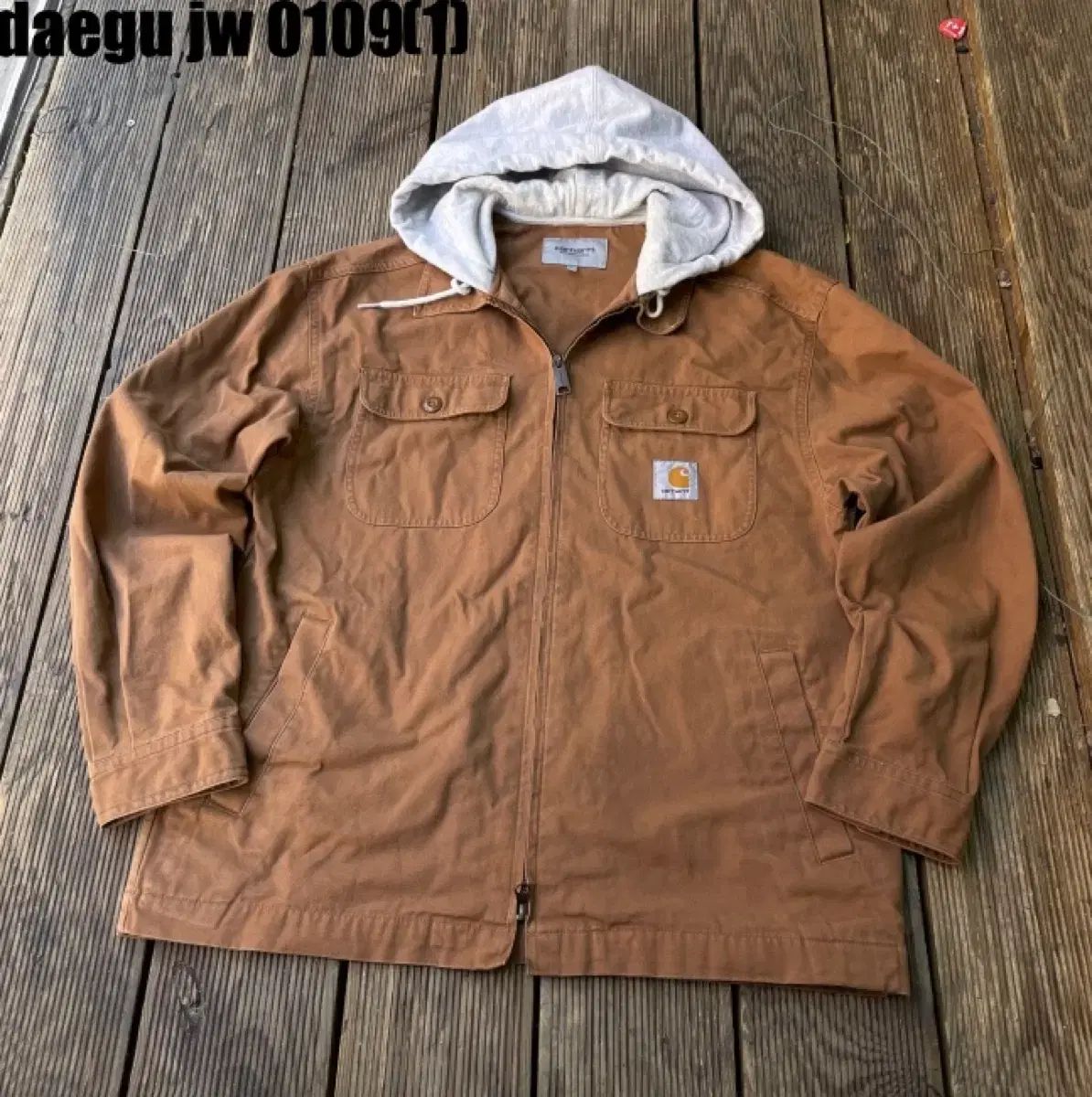 Carhartt カーハート テンジャン|みそ フード ウォーク ジャケット S