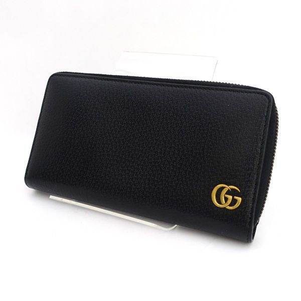 GUCCI | グッチ ◆GGマーモント ラウンドファスナー長財布 ブラック 428736 財布|サイフ|ウォレット|wallet|コイン ブランド