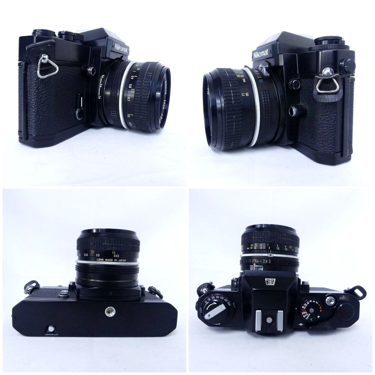 Nikomat EL ニコマートEL + NIKKOR 50mm 1:2 f2 フィルムカメラ 一眼