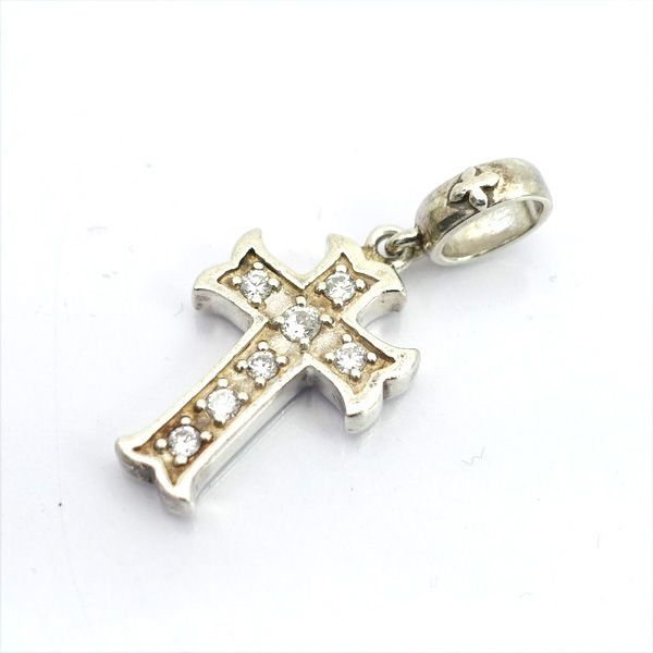 Loree Rodkin ◆ローリーロドキン クロスモチーフ ジルコニア SV 925 ペンダントトップ ネックレス|ペンダント|トップ|アクセサリー ブランド