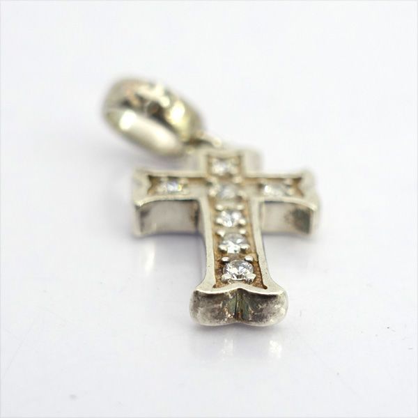  Loree Rodkin ◆ローリーロドキン クロスモチーフ ジルコニア SV 925 ペンダントトップ ネックレス|ペンダント|トップ|アクセサリー ブランド その他 アクセサリー