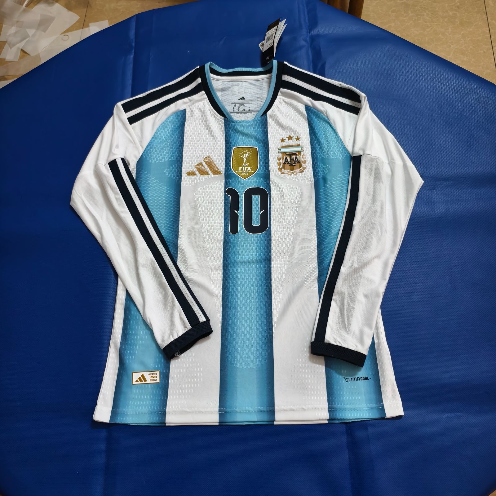 2026 アルゼンチン代表 ホームユニホーム 長袖 10番 messi - メルカリ