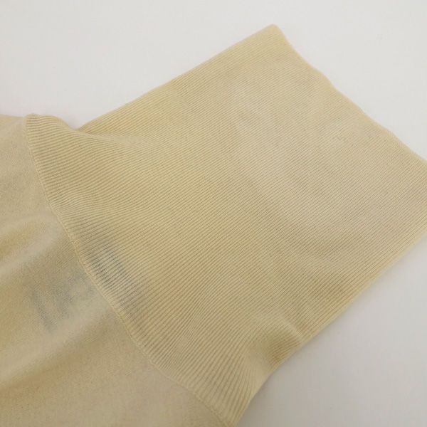 CHANEL / シャネル ◇ハイネック タートルネック ニット オフホワイト  