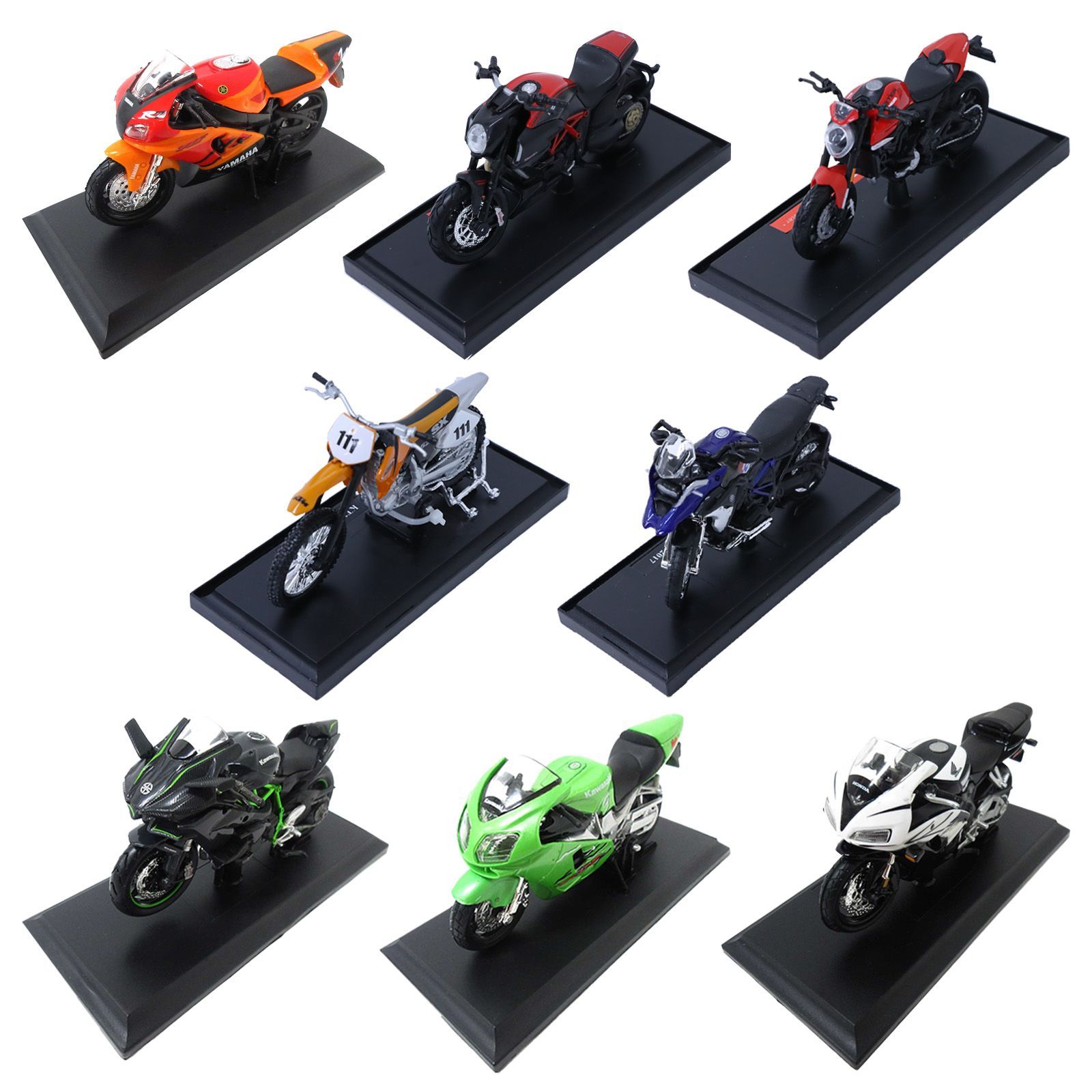 Maisto 1 18 ミニチュア オートバイ リアルバイク スペシャルエディション 8種セット マイスト バイク モデル 200 140