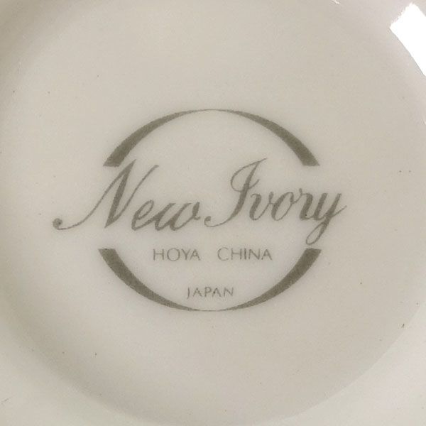 HOYA ◆【洋食器】HOYA/金彩白磁 スプーン付カップ&ソーサー（5客） TCF950N すまい 雑貨 ギフト ギフト【未使用】 