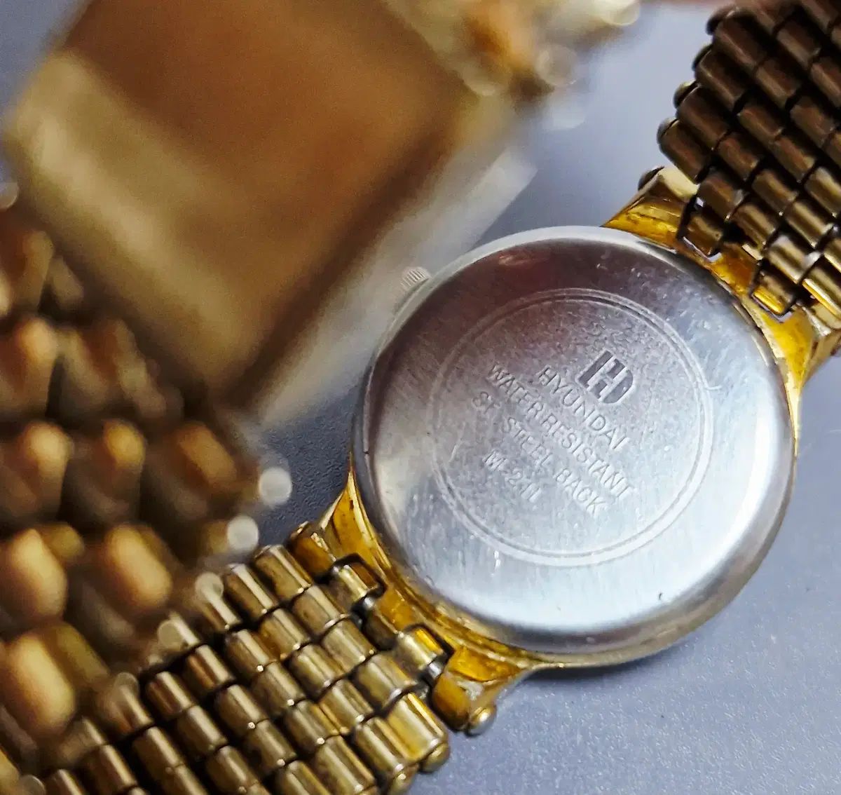  アナム アルペックス レディース ゴールド 時計 金属ベルト 時計