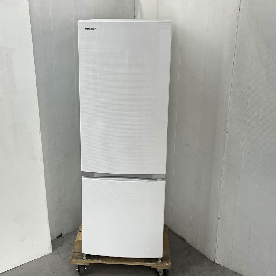 東芝 2ドア冷凍冷蔵庫 シェルホワイト 171L /右開きGR-M17BS(W) 【公式