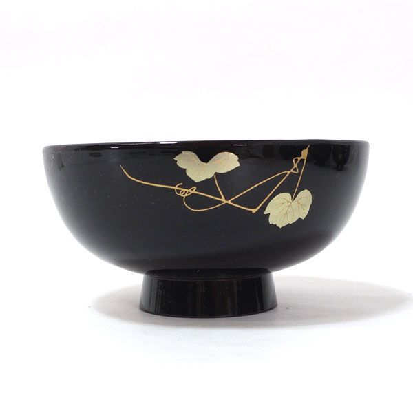 会津塗 ◇【漆器】会津塗/溜ツタ 平安吸物椀（5個組） AN-98-18 ギフト