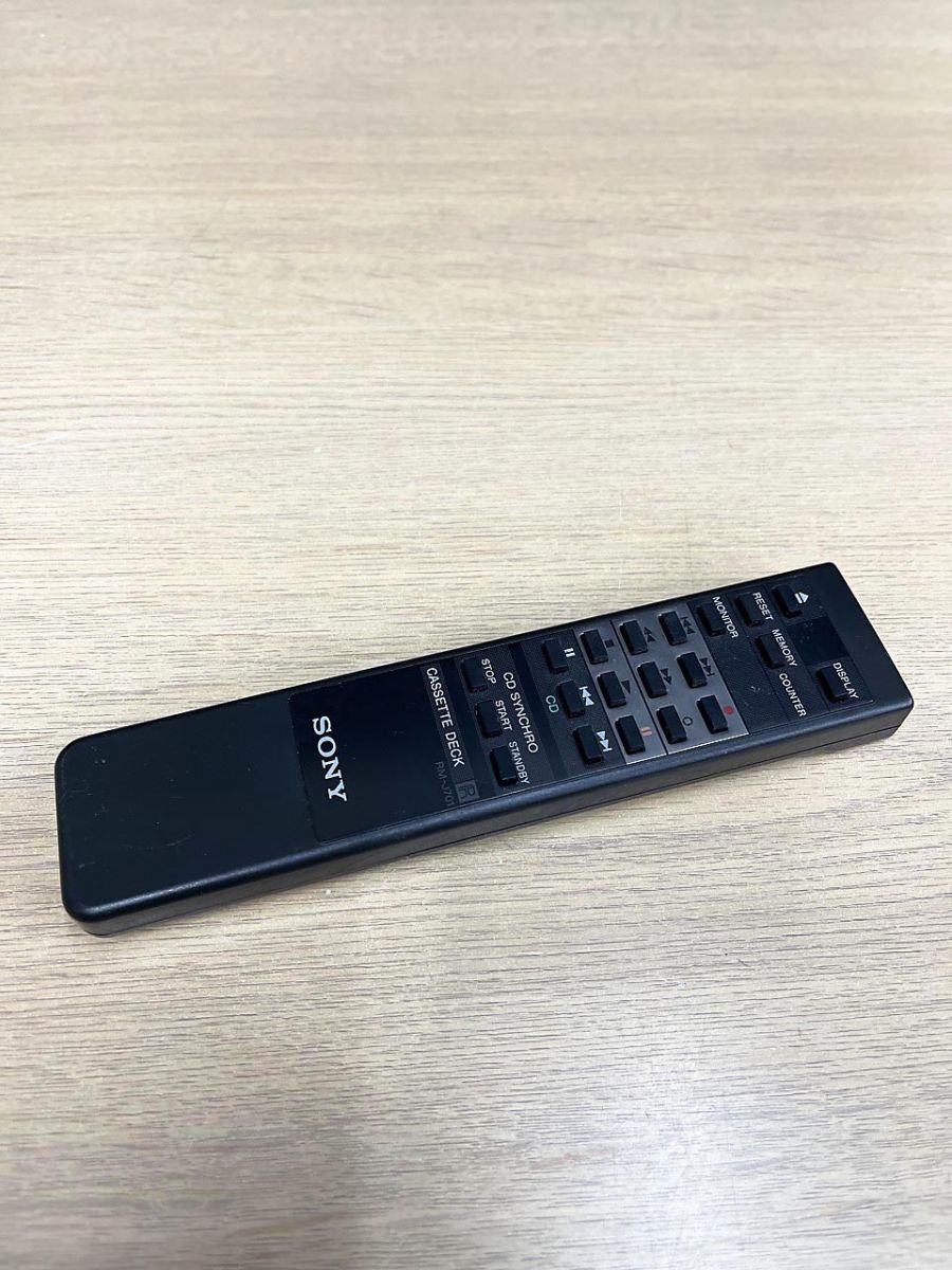 SONY ソニー カセットデッキ用 リモコン RM-J701 - メルカリ
