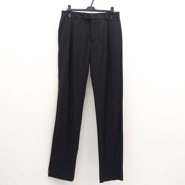 GIORGIO ARMANI | ジョルジオ アルマーニ ◆スラックス|カシミヤ混|ブラック|サイズ46|タグ付き JSP 020 メンズ|MEN|男性|ボーイズ|紳士 メンズファッション