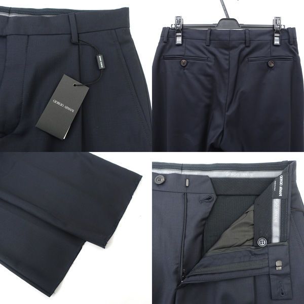 ジョルジオアルマーニ　ブラックスラックス GIORGIO ARMANI / ジョルジオ アルマーニ ◇スラックス/カシミヤ混