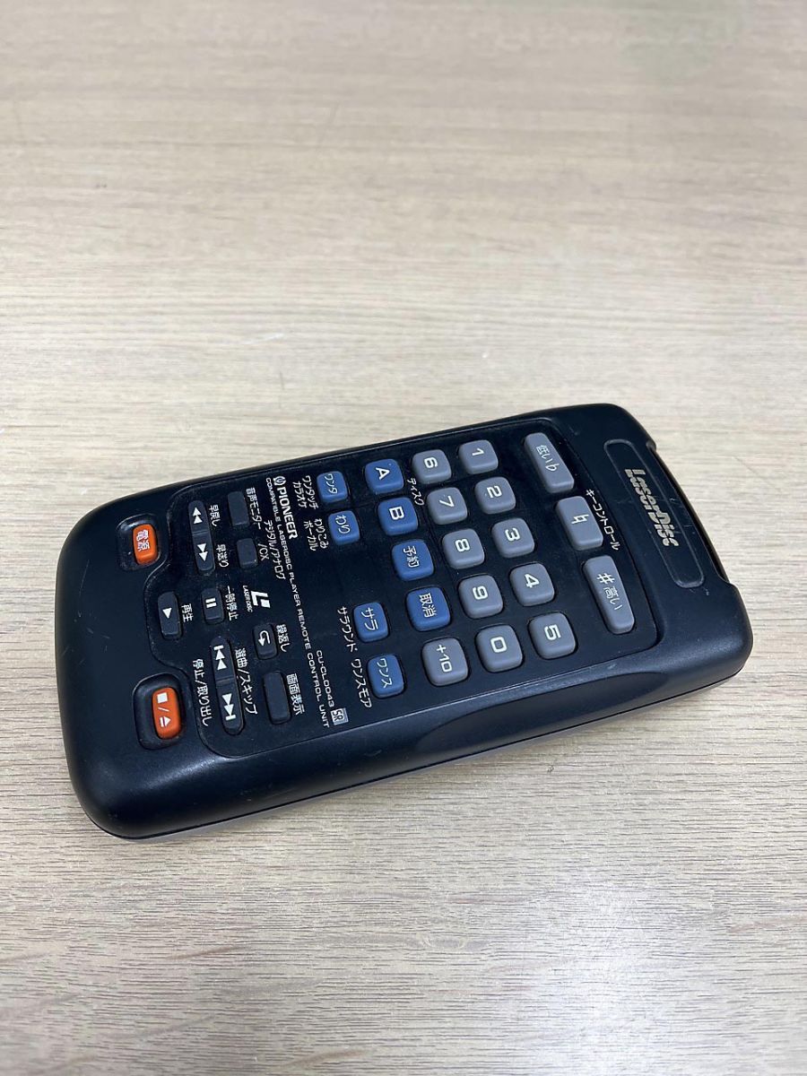 Pioneer パイオニア LD レーザーディスク用 リモコン CU-CLD043 - メルカリ