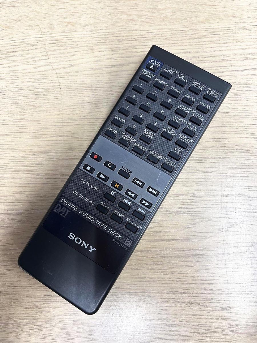 SONY ソニー リモコン DATデッキ用 RM-D 77 A