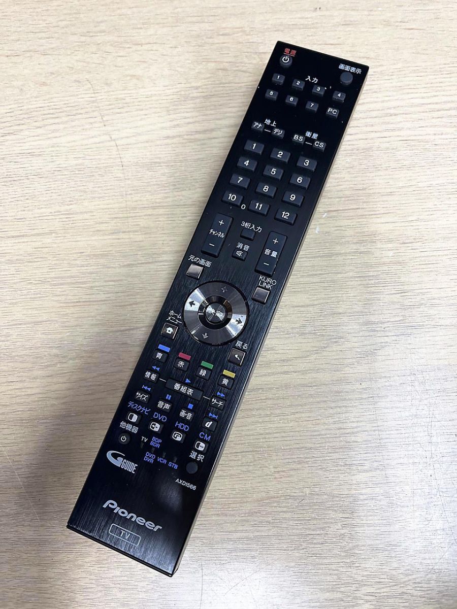 Pioneer パイオニア テレビリモコン AXD1566 - メルカリ
