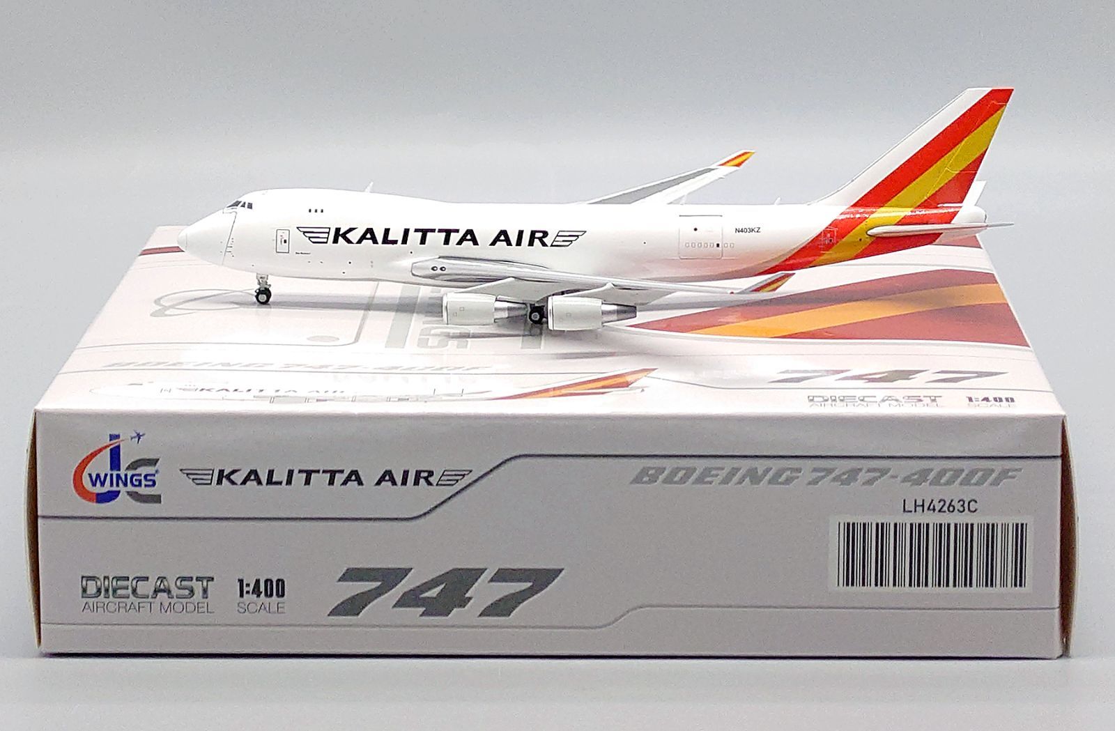 Jcwings カリッタエア 747-400F N403KZ 1/400 LH4263C - メルカリ