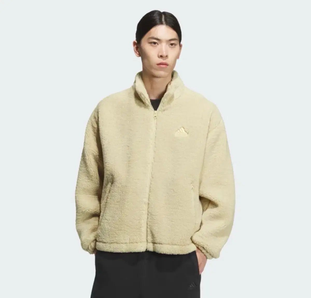 L アディダス ボア フリース ジャケット