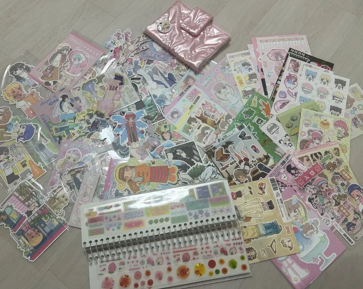 ダイアリーデコまとめ売り 人物 以上 キスカットバインダー など