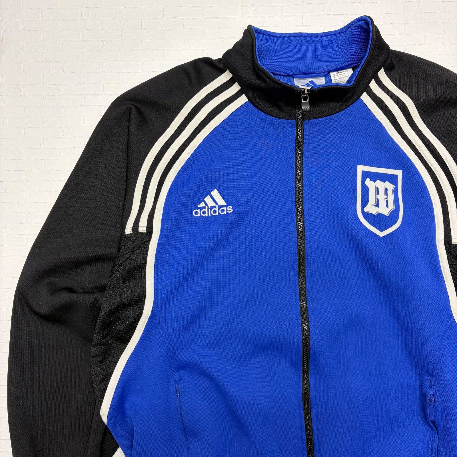 激 アディダス ドイツ軍 警衛大隊 トラックジャケット 青 黒 XL ユーロ企画 ジャージ 90 s 00 WachBtl ミリタリー 実物系 ビッグサイズ オーバーサイズ メンズ ブロークコア サッカー 古着 ストリート 刺繍ロゴ 6022 SA