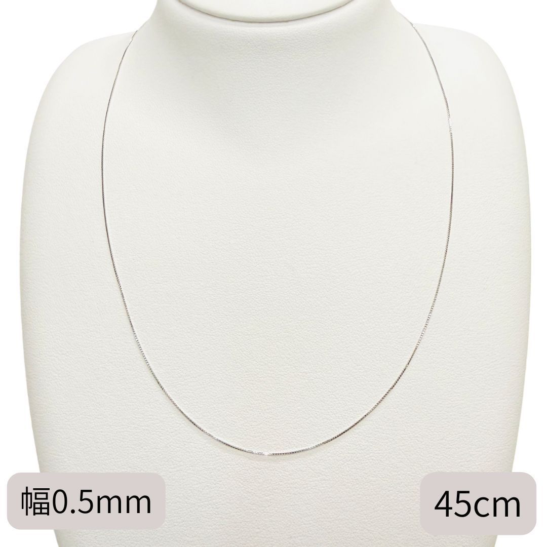 未使用品 pt850 プラチナ ベネチアン ネックレス チェーン ベネチアン 