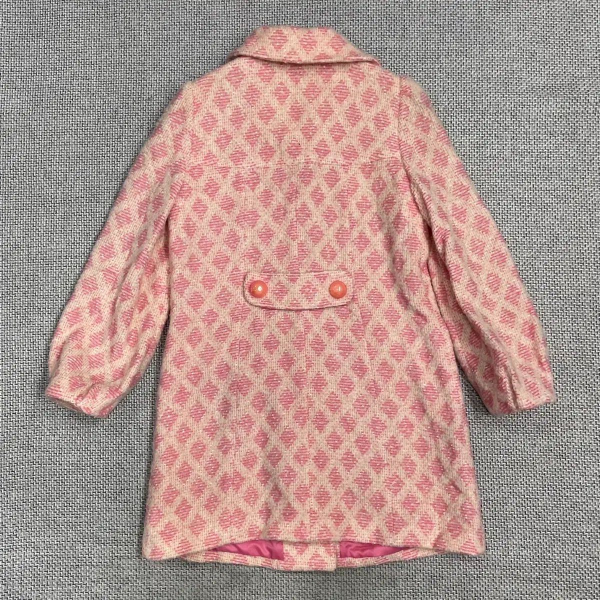 SI ツイード ONE PIECE ピンク パータン