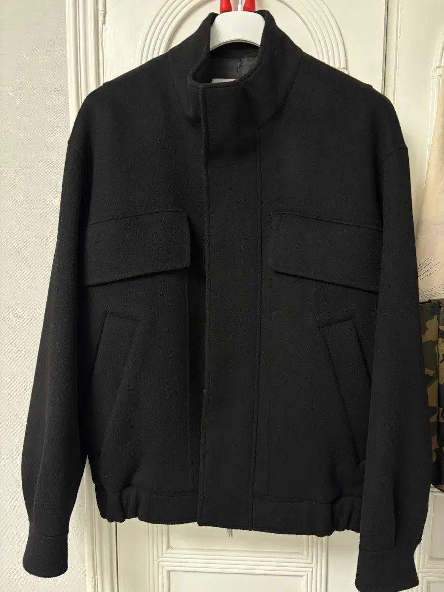 ckプラチナ ウールジャケット ブラック