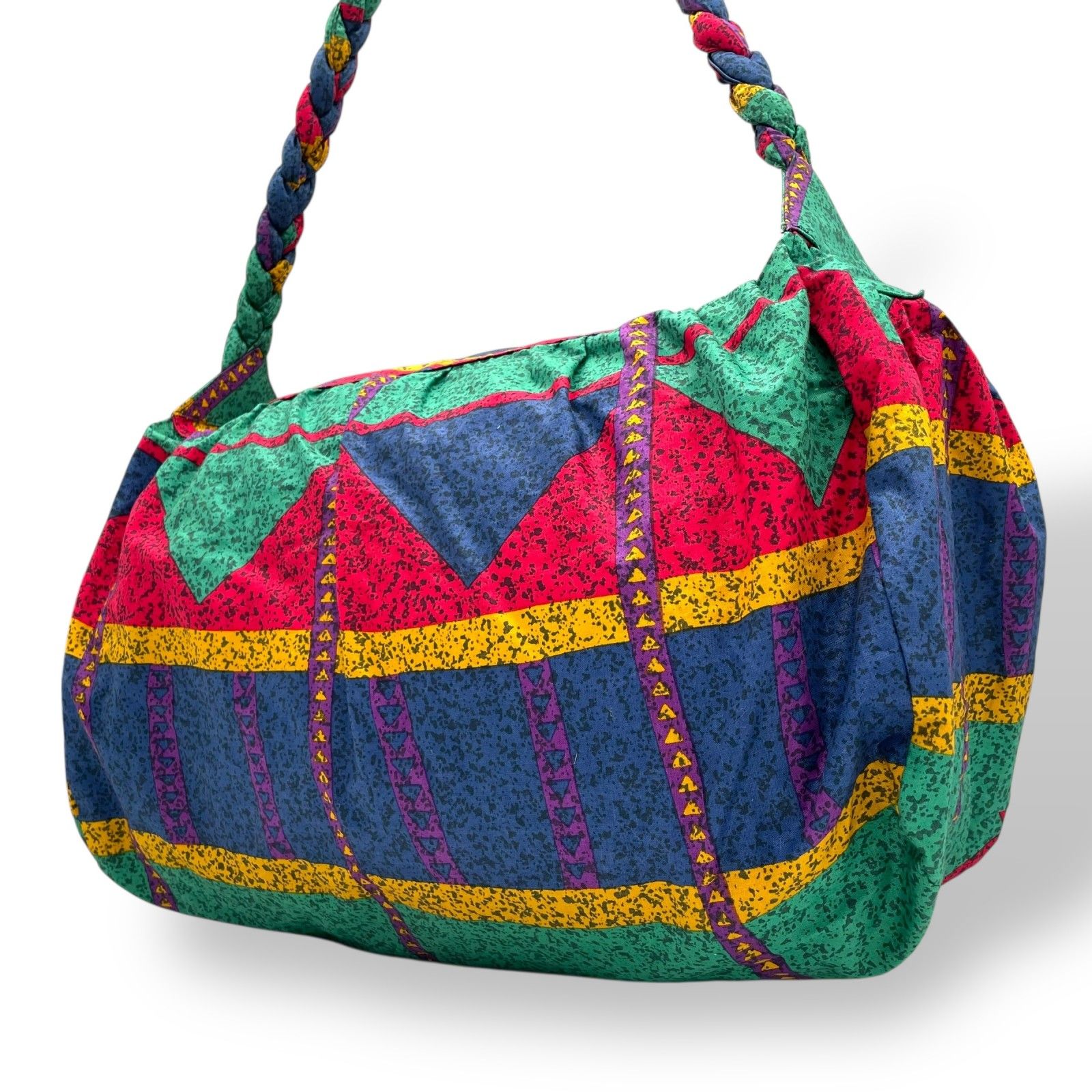 BOTTEGA VENETA ボッテガヴェネタ ボストンバッグ マルチカラー ナイロン キャンバス ショルダー 肩掛け 大容量 レディース U 16