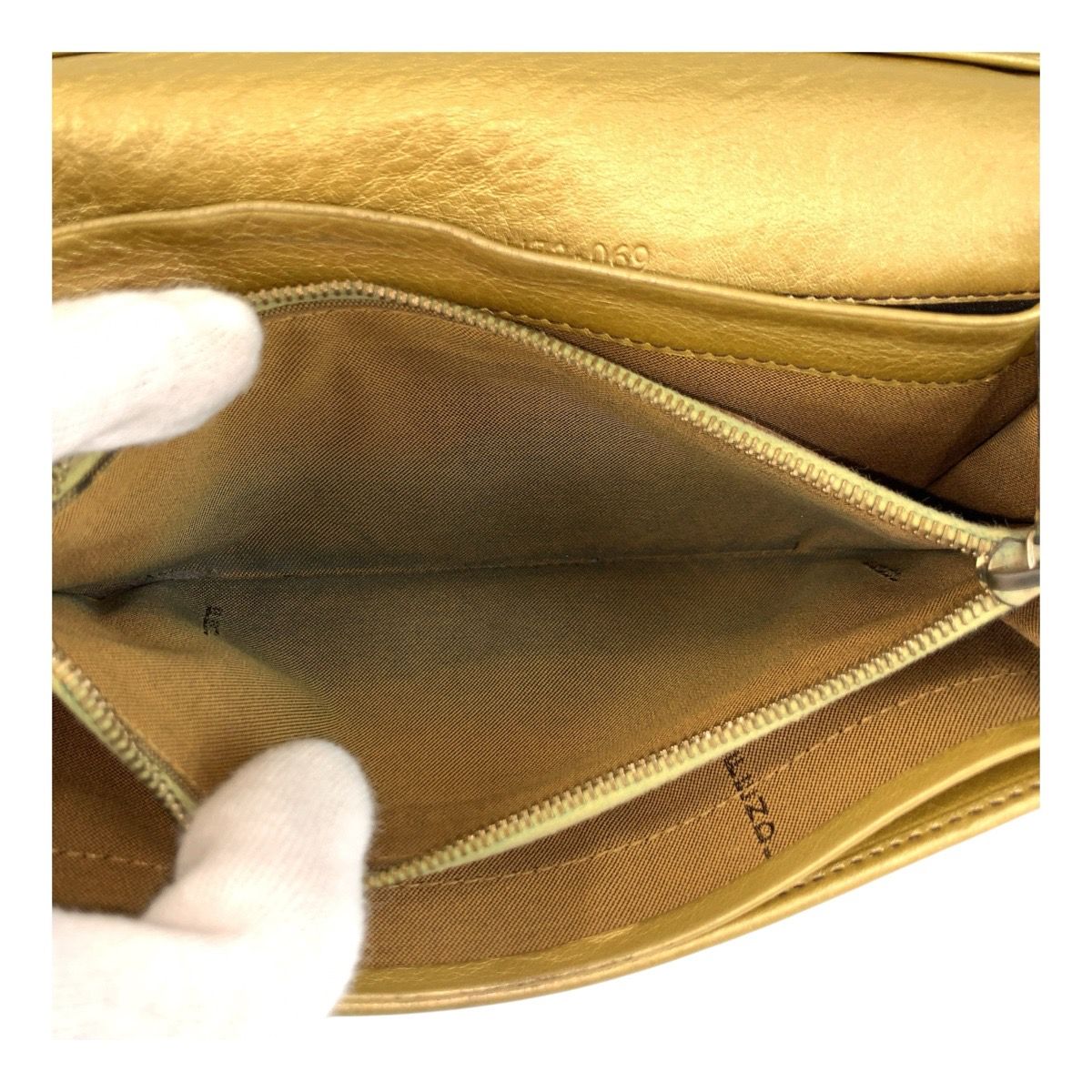 FENDI フェンディ ズッカ ブラウン ゴールド キャンバス 2270-8M0000