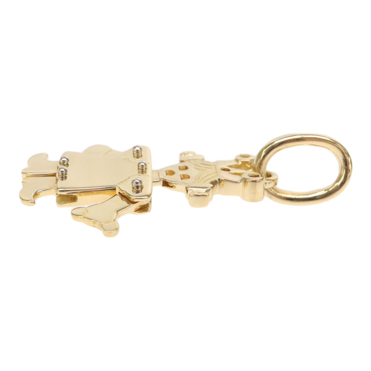 ポメラート K18YGライオンチャーム 　紐付き アウトレット ショップファッション - ポメラート K18YGライオン