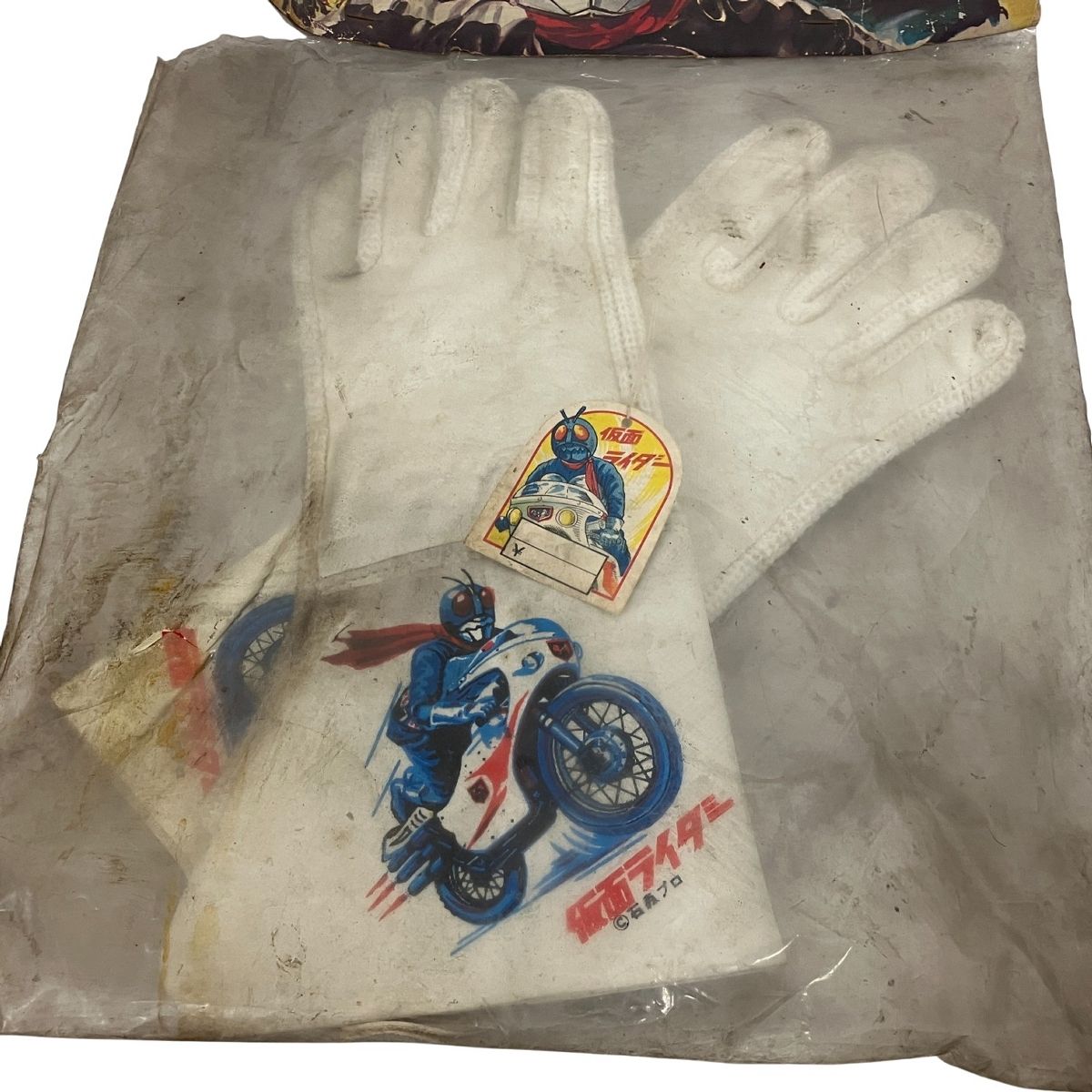 タカトクトイス 石森プロ 仮面ライダー 手袋 毎日放送 東映 ホワイト T タカトク