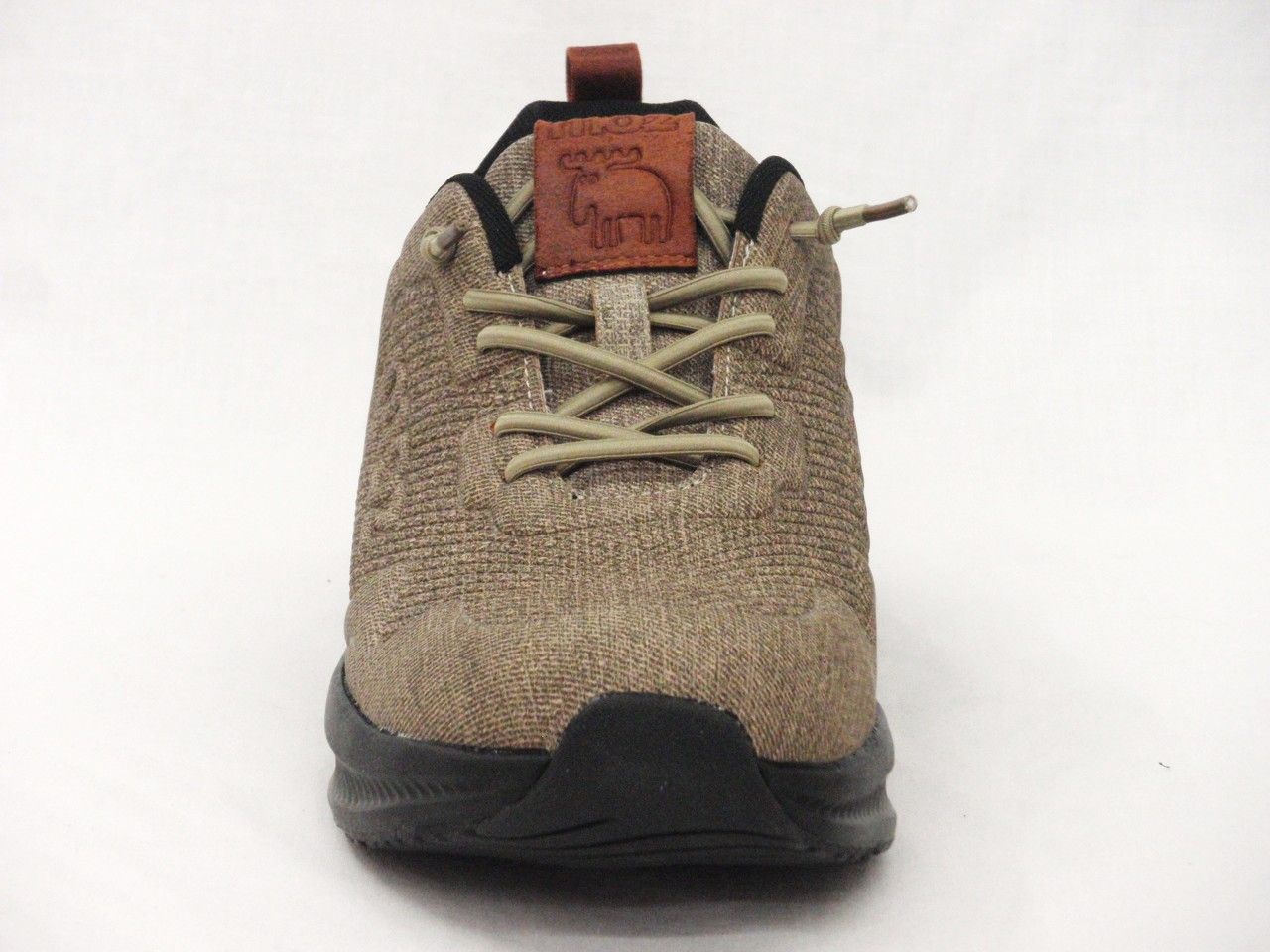 メンズスニーカー moz モズ 4273 ベージュ 甲ゴム式 スリッポン