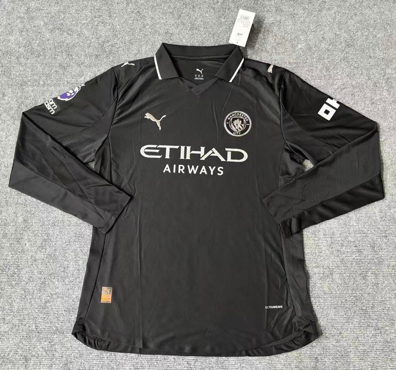 25-26 マンチェスター・シティ アウェイユニホーム 長袖 （背番号名前