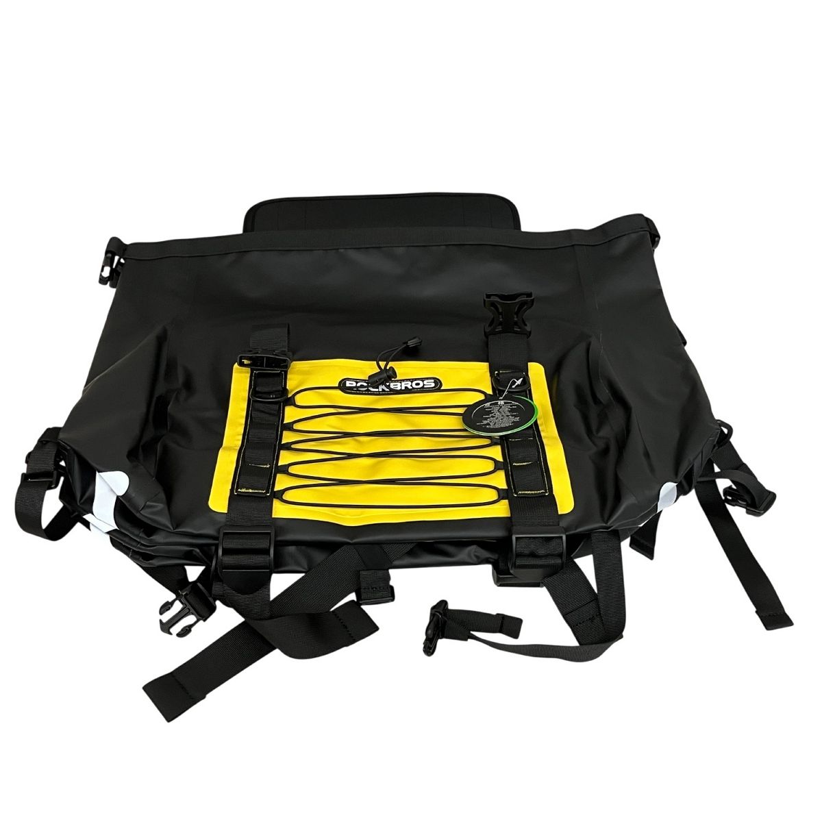 ロックブロス サイドバッグ AS-010 31 L×2 ブラック イエロー系 黒 黄 ツーリング向け ♥