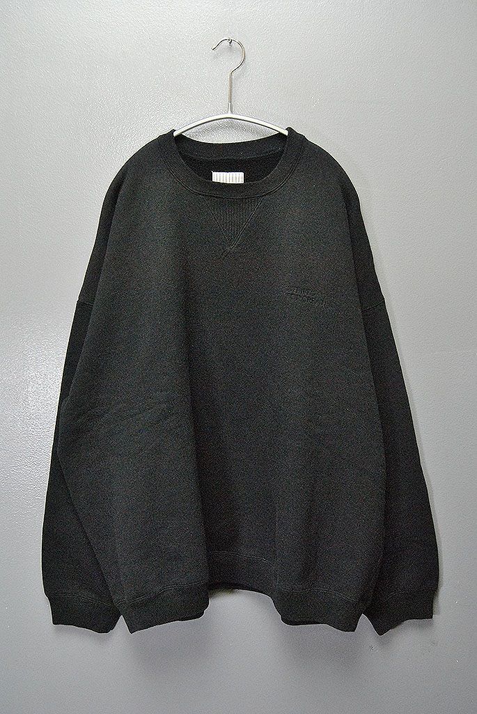 S.F.C SFC CREW SWEAT - BLACK MELANGE エスエフシー クルーネック スウェット ブラック メランジ XL