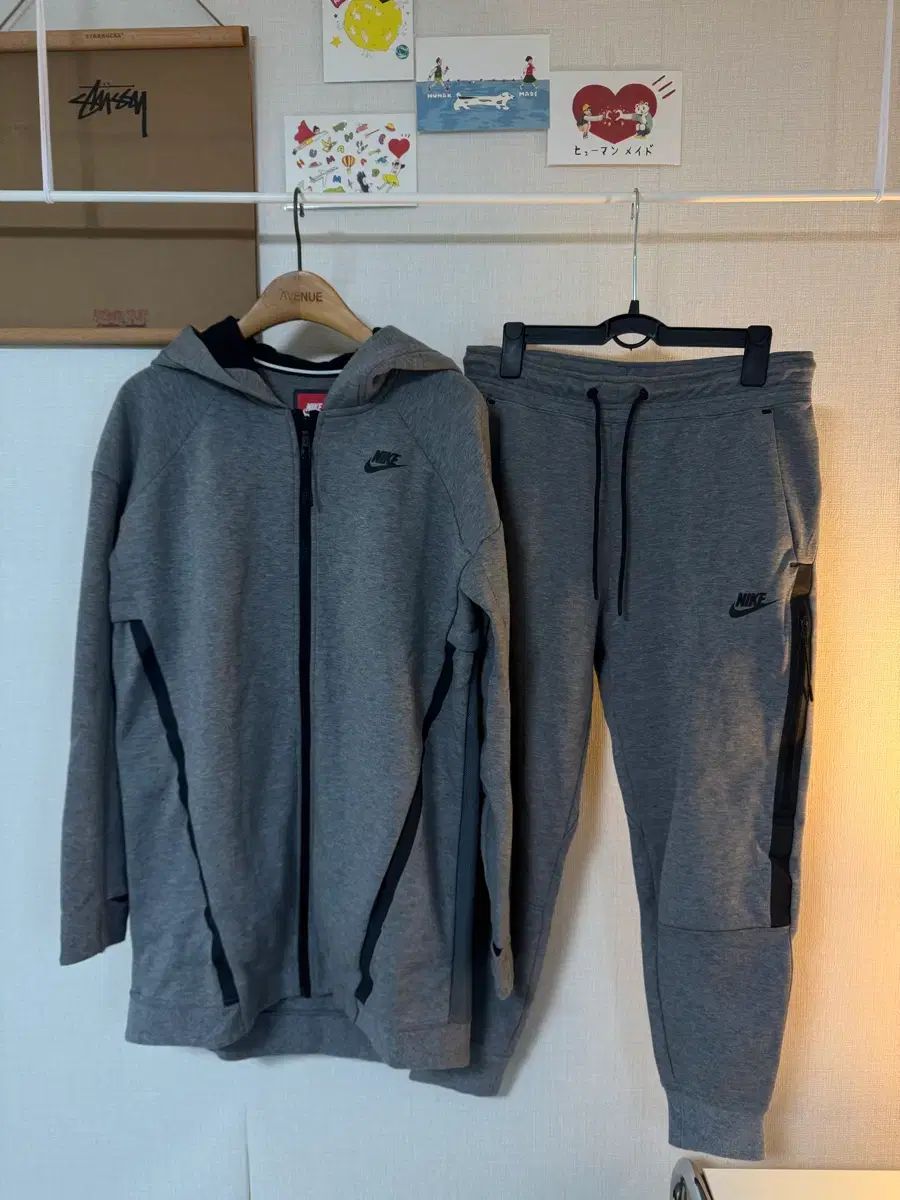 M NIKE ウィメンズ テックパック セットアップ グレー