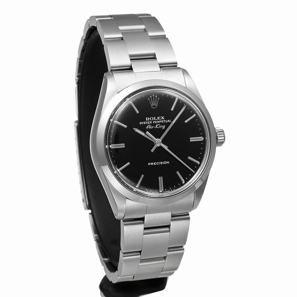 ゼ*ー様 ★超特価★正規品5500エアキング保証書1987年8月16日購入カ―ド ROLEX エアキング L番 箱・1990年保証書付き Ref.5500 アンティーク品