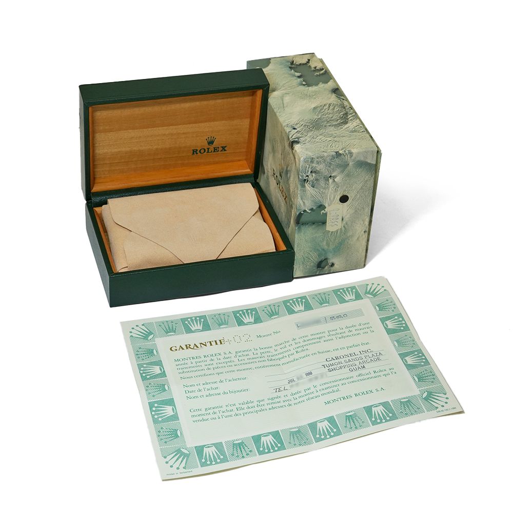 ゼ*ー様 ★超特価★正規品5500エアキング保証書1987年8月16日購入カ―ド Rolex 保証書カ―ドケ―スRef.5500エアキング1987年8月16日購入