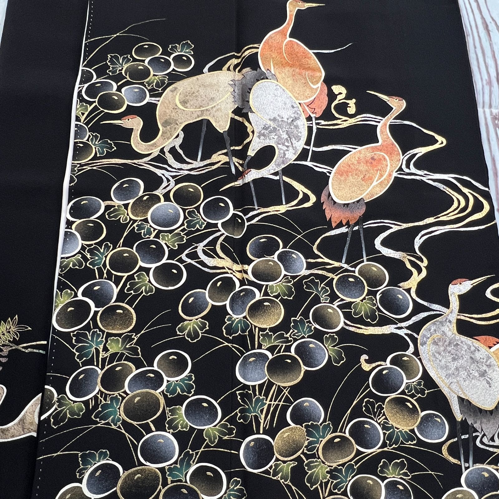 nico様❤️正絹 黒留袖 正絹 セット 黒留袖7点フルセット 着物 正絹 - メルカリ