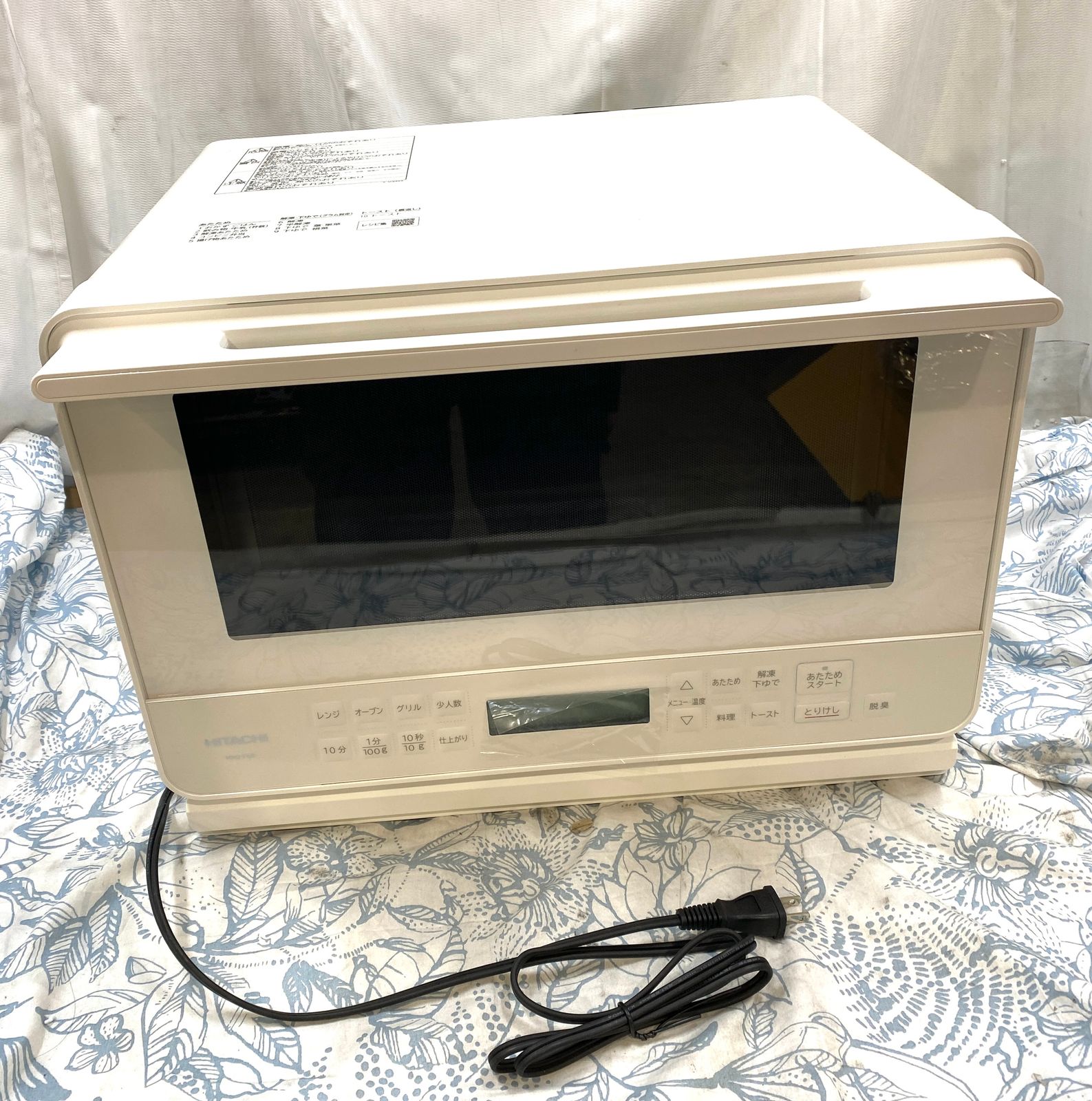 開封済 ♥品 日立 オーブンレンジ 27 L MRO-F 6 B-W ホワイト