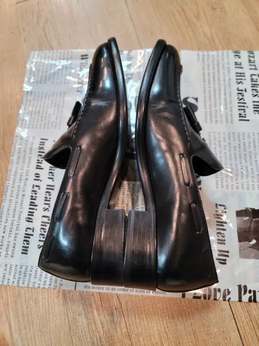  TANDY メンズ ブラック ローファー 255 ローファー ブーツ 革靴