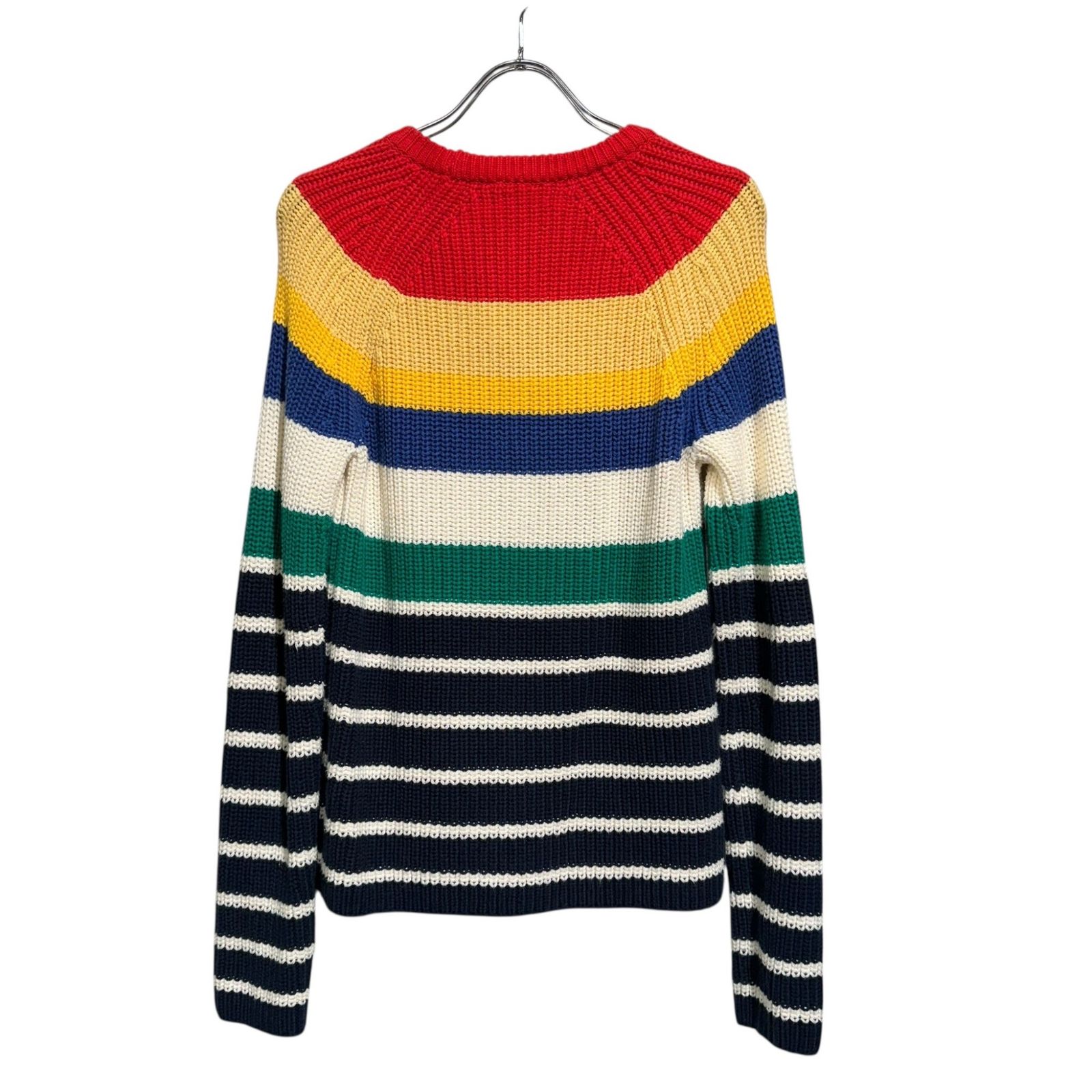 ラルフローレン　正規品　ニット　セーター　ボーダー柄　マルチカラー　美品 ポロラルフローレン 総柄 マルチカラー | ビンテージ古着屋Feeet 通販